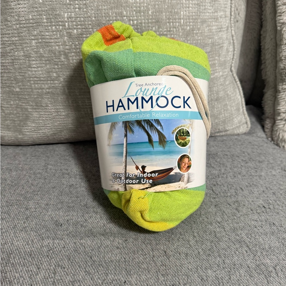 Green and Yellow Lounge Hammock